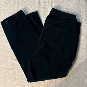 J. Jill Dark Green Corduroy Trousers